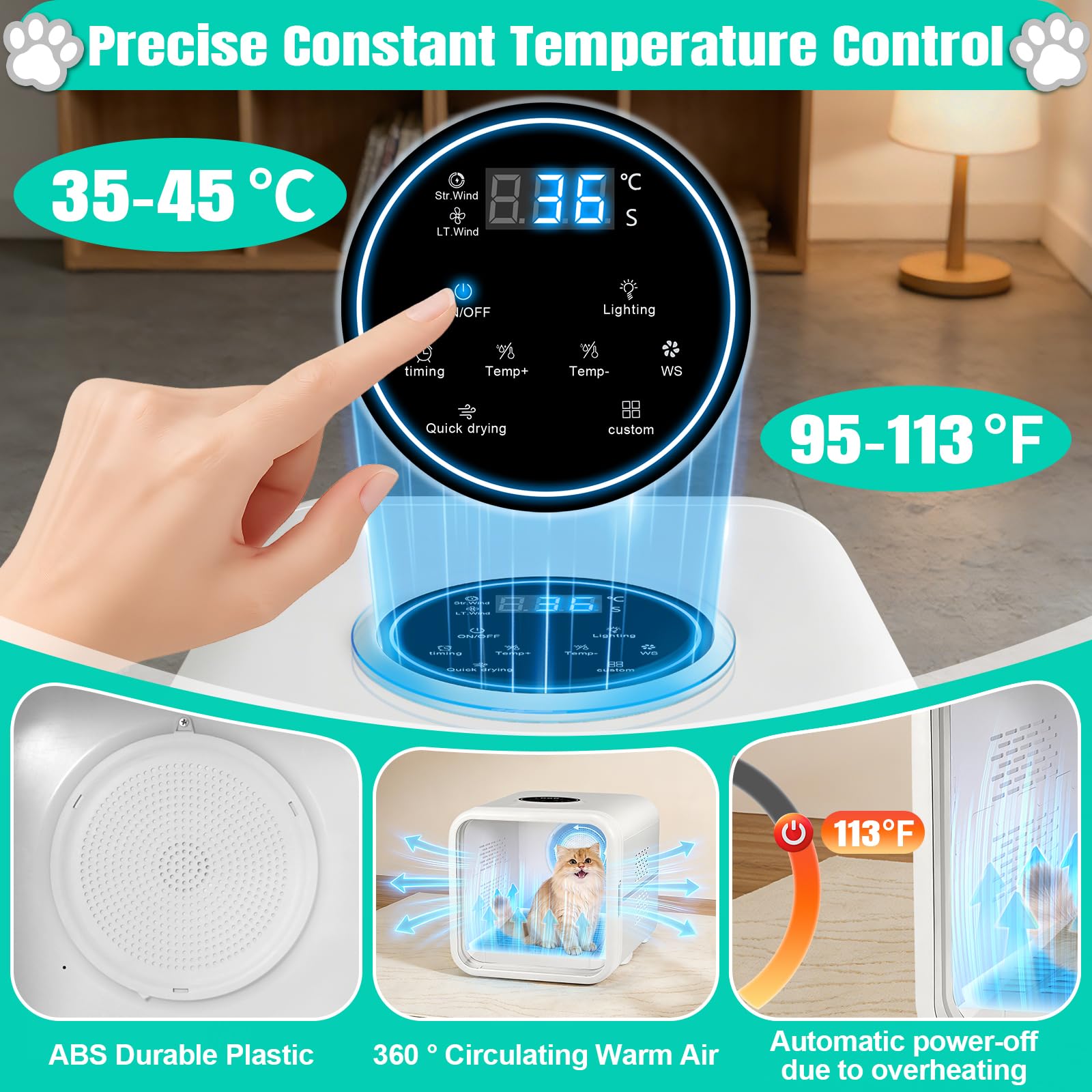 Automatic Pet Hair Dryer Box,P - огляд і ціна Hot Dog Press