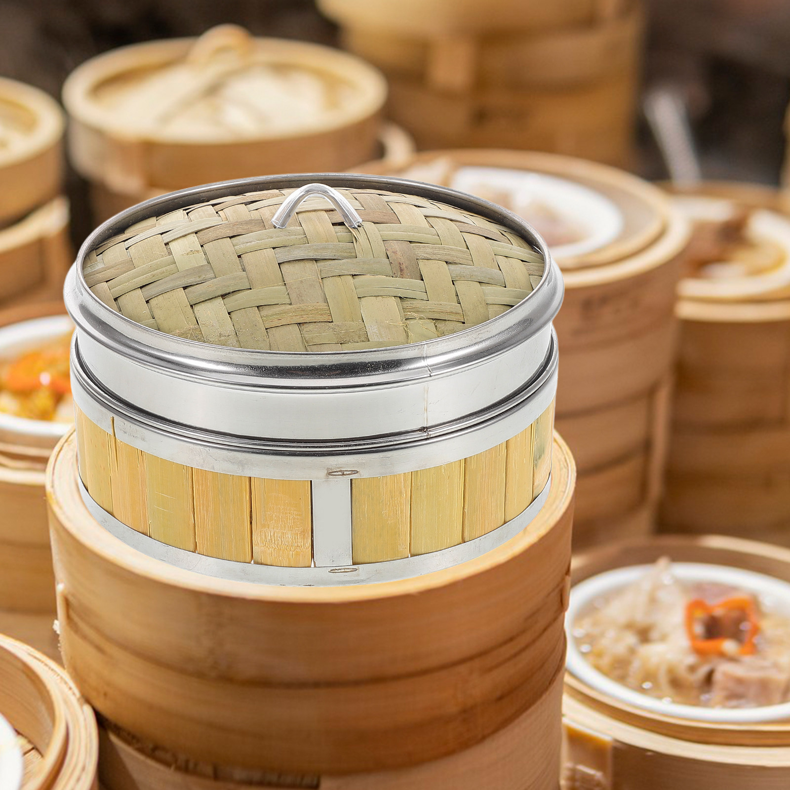 Handmade Wood Bamboo Steamer S - огляд і ціна Bao Steamer Bamboo