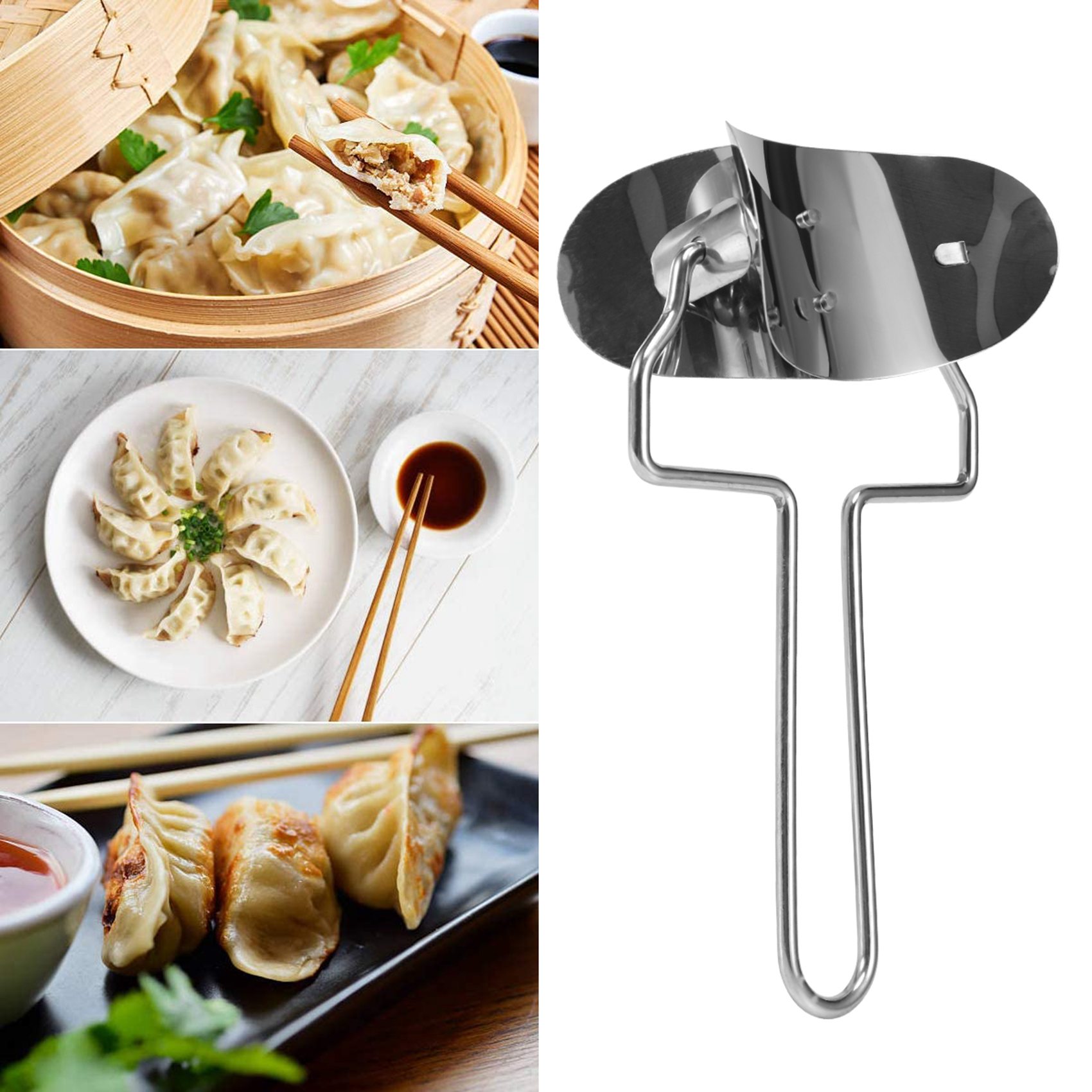 ABKW-Dumplings Maker 8 Pcs, Pr - огляд і ціна Dumpling Press Set