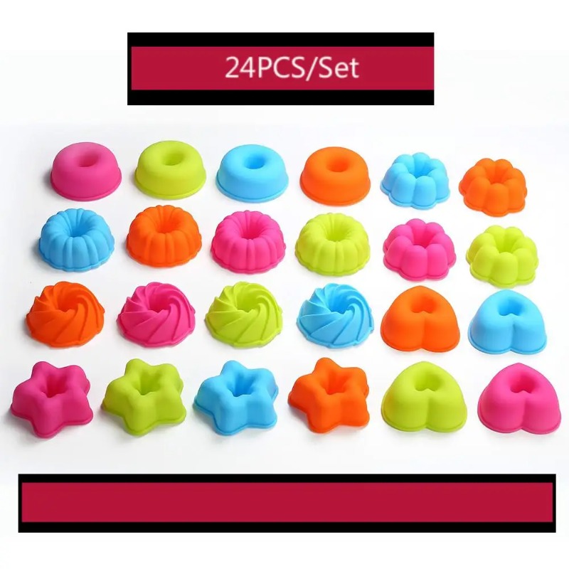 24Pcs of Silicone Muffin Cup C - огляд і ціна Donut Mold Silicone
